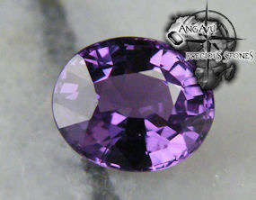 3.65ct OVAL CUT VIOLET COLOUR SAPPHIRE