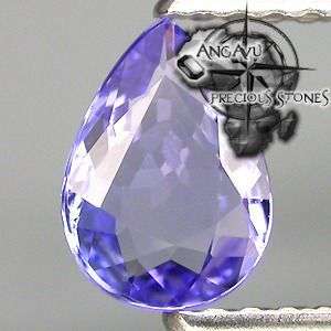 FLAWLESS NATURAL 0.61 CT VIOLETISH BLUE TANZANITE