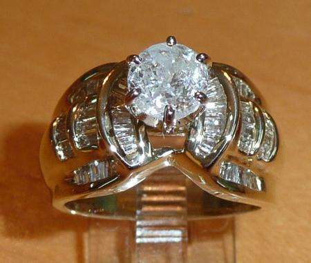 1.73ct Round Brilliant Cut Diamond Engagement Ring