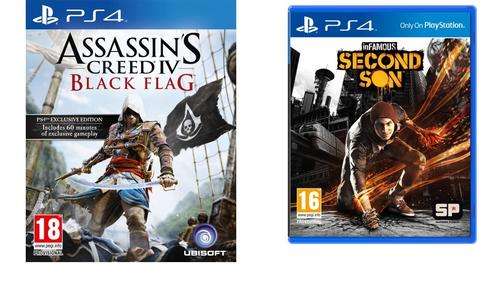 Assassins Creed 4 Black Flag + Infamous Second Son