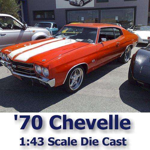 Fantastic 1970 Chevelle 1:43 Scale car still in original box.