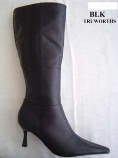 Truworths Black Leather Boots