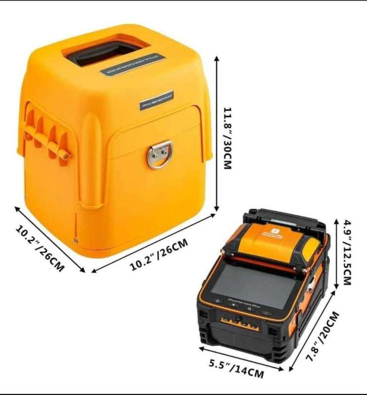 Optic fiber fusion splicer machine only 90 splicing`s made