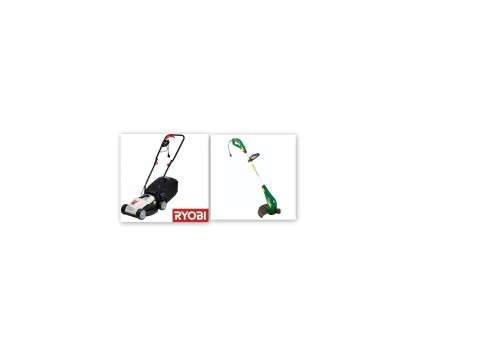 RYOBI MOWER + TRIMTECH TRIMMER COMBO