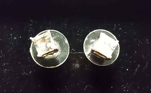 Studs : Square Cubic Earrings
