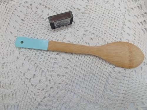NEW : Wooden Spoon : `Life is too short - lick the spoon`