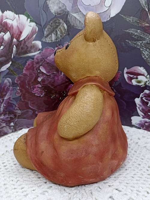 Large Ceramic Girly-Bear Figurine (30cm)