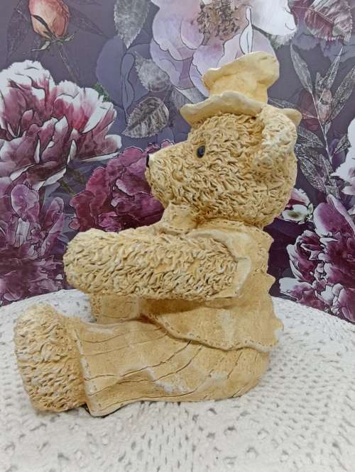 Bear (nr 2) : Ceramic - Large (21cm) : Door Stopper / Book End / Decor