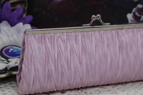 NEW : Clutch Bag (evening handbag) - Baby Pink