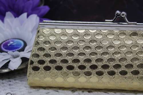 NEW : Clutch Bag (evening handbag) - Gold