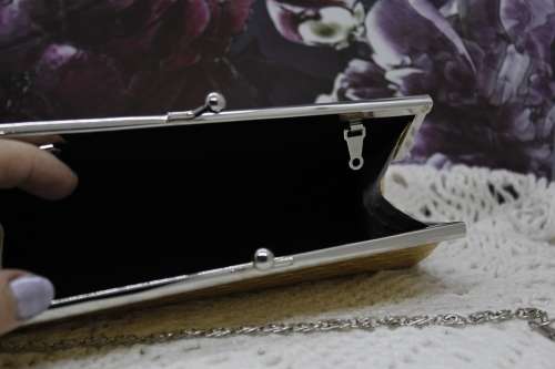 NEW : Clutch Bag (evening handbag) - Gold