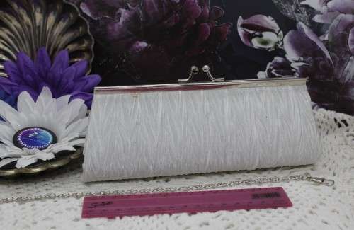NEW : Clutch Bag (evening handbag) - White