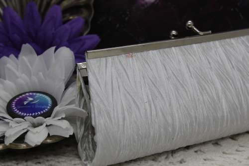NEW : Clutch Bag (evening handbag) - White