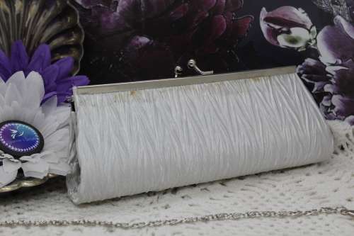 NEW : Clutch Bag (evening handbag) - White