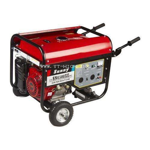 7.5KVA,SUNNY PETROL GENERATOR, KEY START, WHEELS & EXTENSION ARMS
