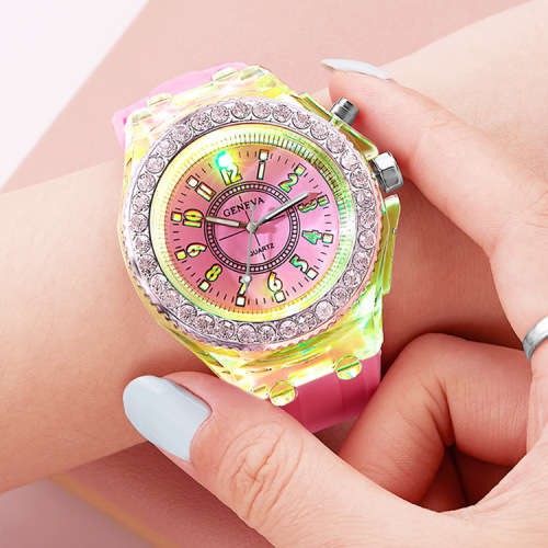 Geneva LED Quartz Analog Watch