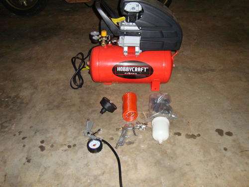 HOBBYCRAFT - 50L Air Compressor plus Kit