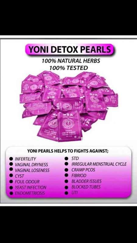 Yoni Cleansing & Detox Pearls for Women - 100% Natural (5 packets)
