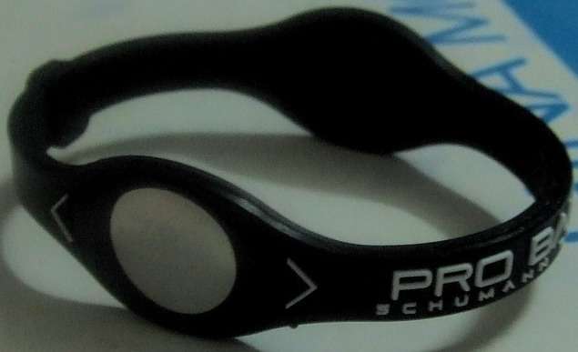 Pro BALANCE  BAND Bracelets , with power holograms, LARGE BLACK 20cm,