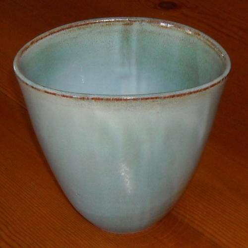 LINN WARE PALE BLUE VASE - STUNNING!!!