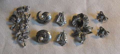 MARQUISITE COLLECTION - EARRINGS & BROOCHES