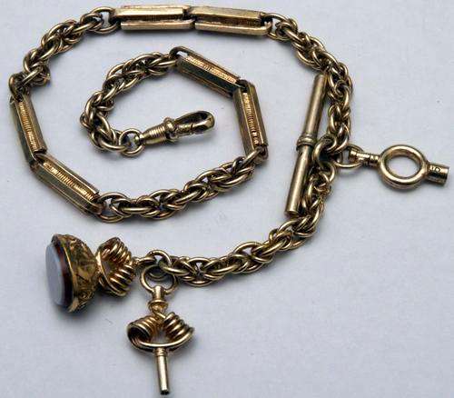 Stunning Gold Fob Chain