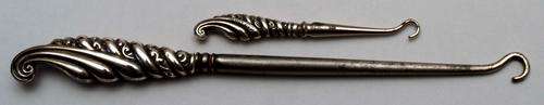A Pair of Hallmarked Silver Hooks