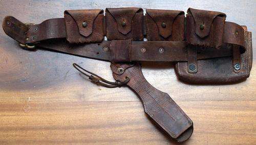Boer War-era Bandolier belonging to a Natal Carbineer