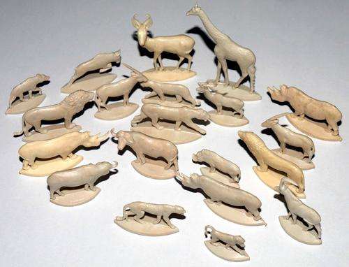 A herd of vintage Coca-Cola animals including Giant Springbok!