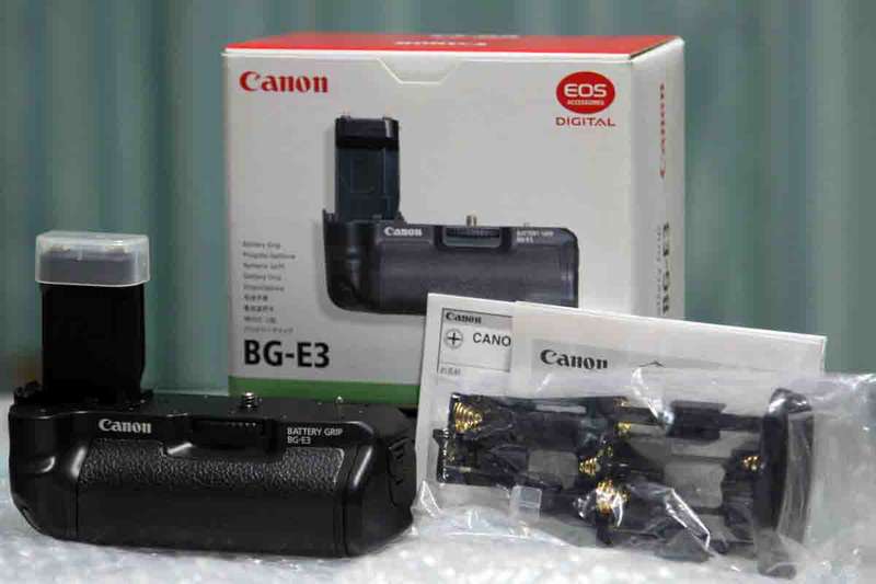 NEW! Genuine Canon BG-E3 Battery Grip