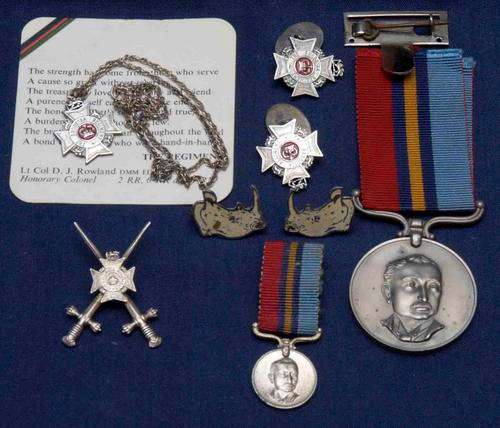 A stunning Rhodesia Regiment Silver collection