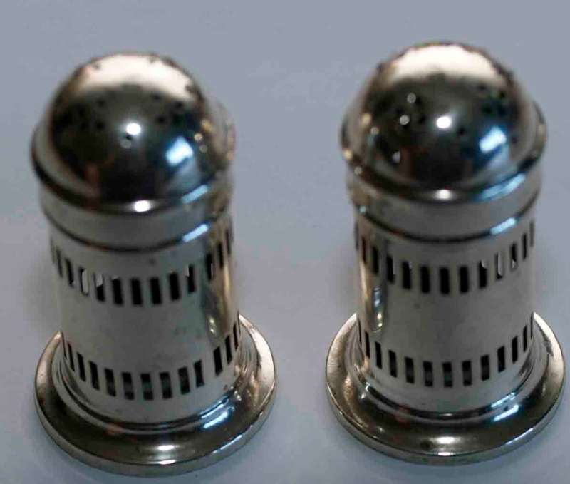 Pair of hallmarked silver salts