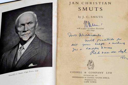Signed Jan Smuts Book