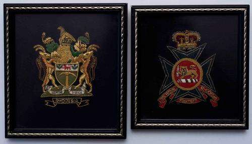 Rhodesia Regiment & Rhodesia Badges