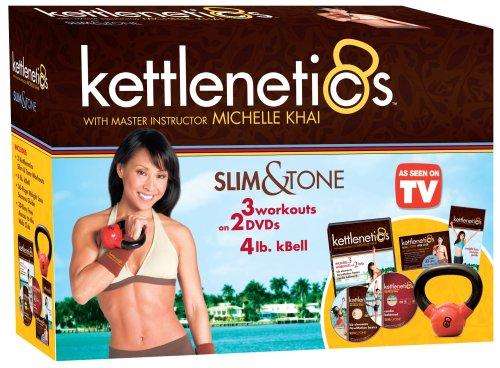 Kettlenetics Exercise dvd's and weight