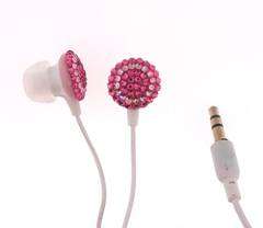 Fashionista Diamante Stereo Headphones