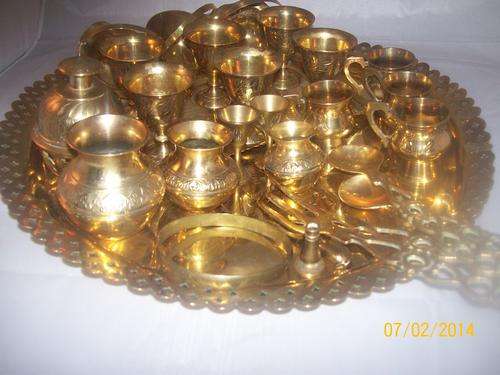 Job lot of Assorted Brassware