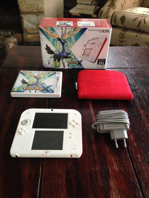 Nintendo 2DS with Pokemon X & Accessories - Great Condition!