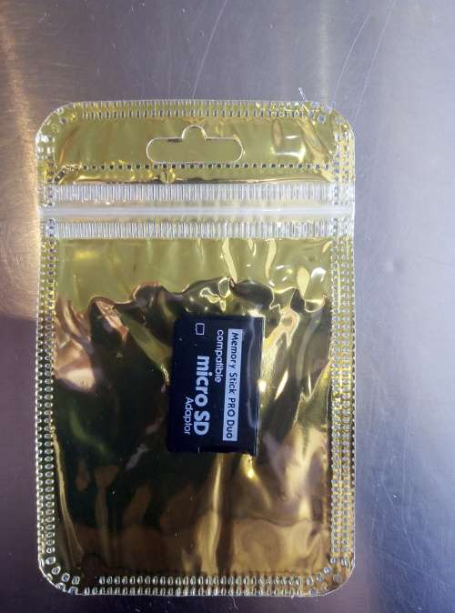 Psp memory card adapter