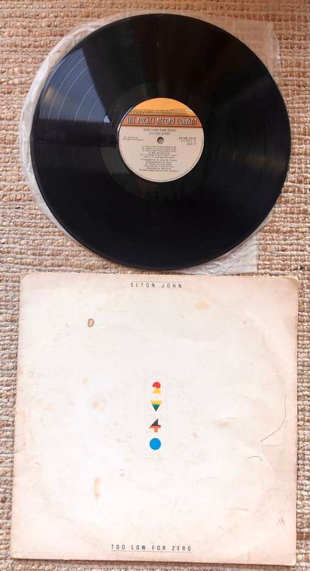 Elton John Too Low For Zero Vinyl Record (LP)