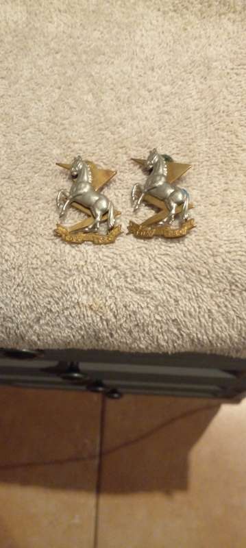 SA ARMY TECHNICAL CORPS (TIFFIES) CAP/BERET BADGES.