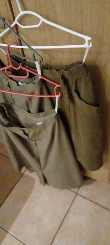 SA ARMY WOMAN SOLDIERS` SKIRTS. KNOWN AS SOLDOEDIES. GEORGE ARMY  COLLEGE FOR WOMAN SOLDIERS..