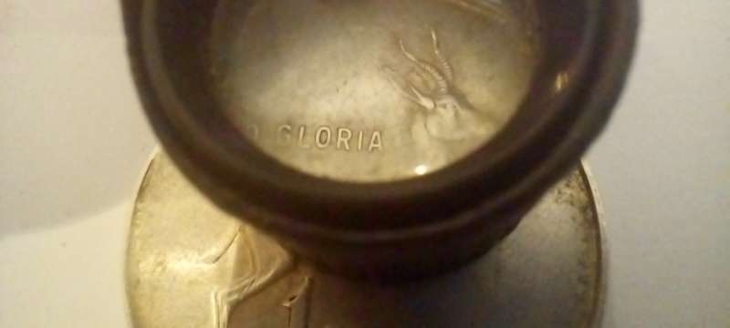 Rare 1966 Afr. `Tagged ear` error silver R1 coin. Rare in this great condition.Desc.
