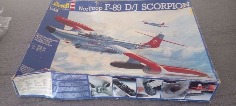 REVELL NORTHROP F-89 D/J SCORPION 1/48 PLASTIC MODEL KIT. SEE DESC.