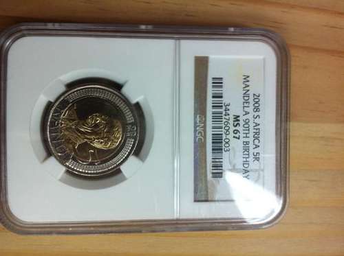 2008 s.africa 5r 90th bdy MS67