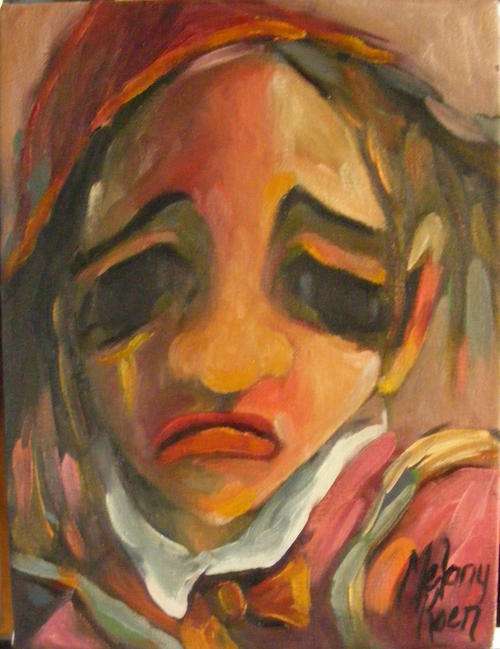 My Gnome! 300x400x44 mm Can be hung as is!  Melany Koen