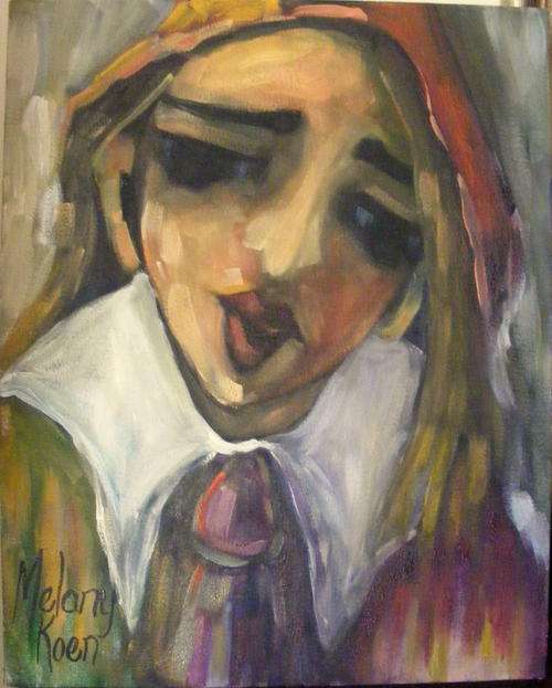 The Bohemian! 370x470x44 mm Can be hung as is! Melany Koen