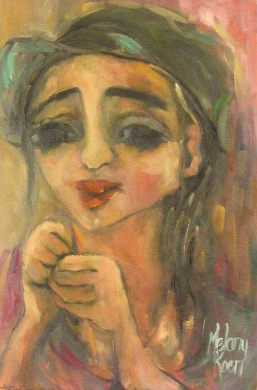 The Streets!  400x600x44 mm Can be hung as is! Melany Koen