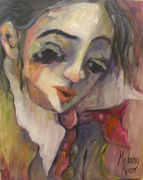 Le Clown Blanc! 400x500x44 mm Melany Koen