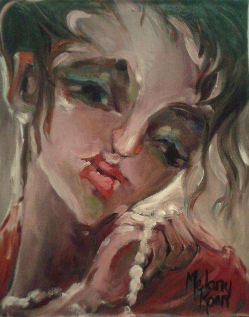 I just like pearls! 320x380 mm Melany Koen